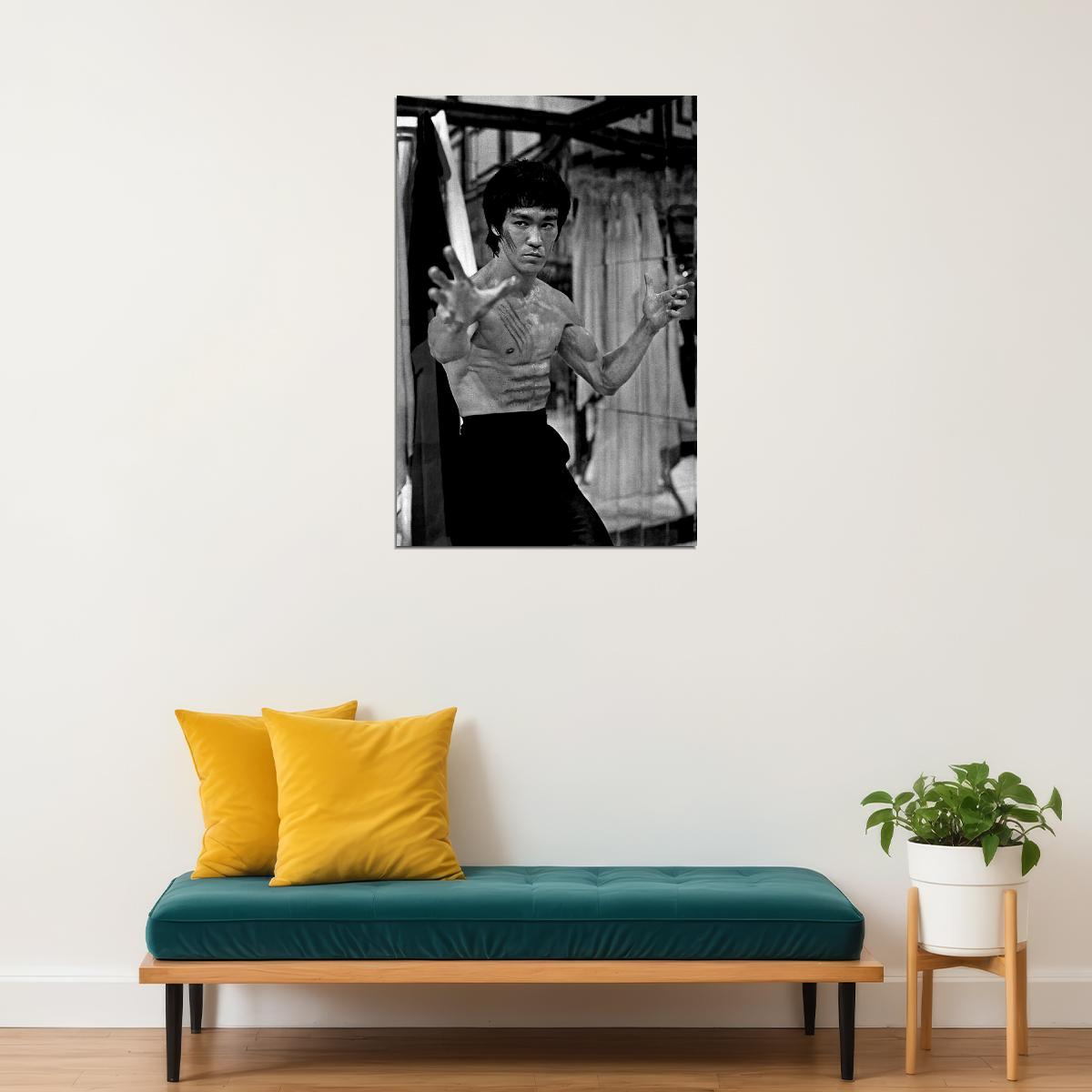 Enter The Dragon 80's 90's Movie Action Poster Wall Art Print Home Wall Decor - xonomax