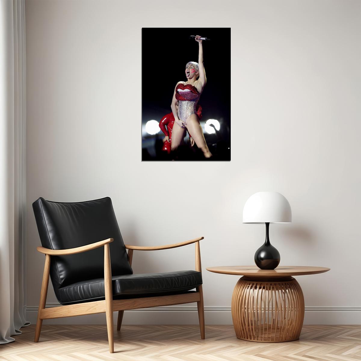 Miley Cyrus Singer Concerts Cinema Actor Star Poster Wall Art Print Home Wall Decor - xonomax