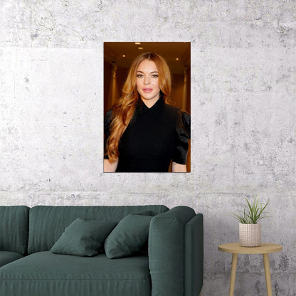 Lindsey Lohan Model Actor Actress Singer Poster Wall Art Print Home Wall Decor - xonomax