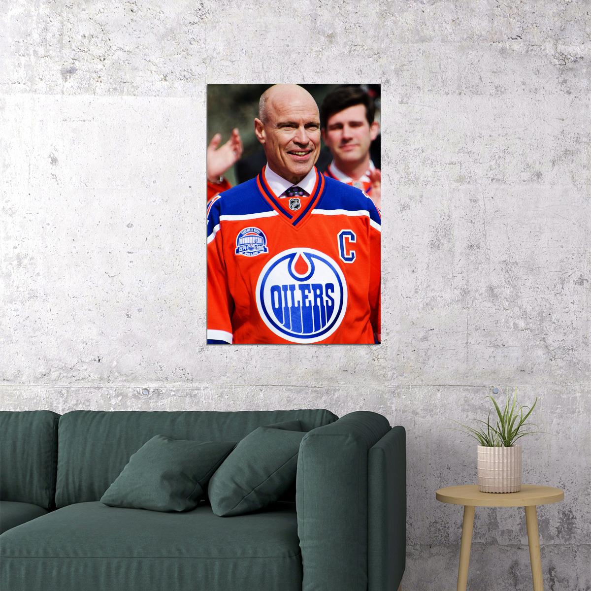 Mark Messier American Ice Hockey Player Sports Poster Wall Art Print Home Wall Decor - xonomax
