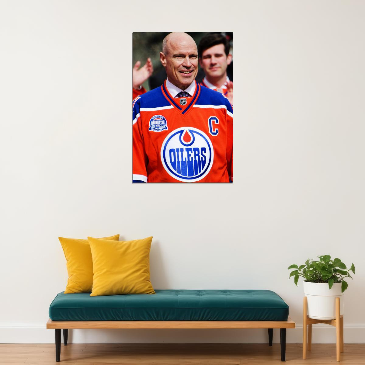 Mark Messier American Ice Hockey Player Sports Poster Wall Art Print Home Wall Decor - xonomax