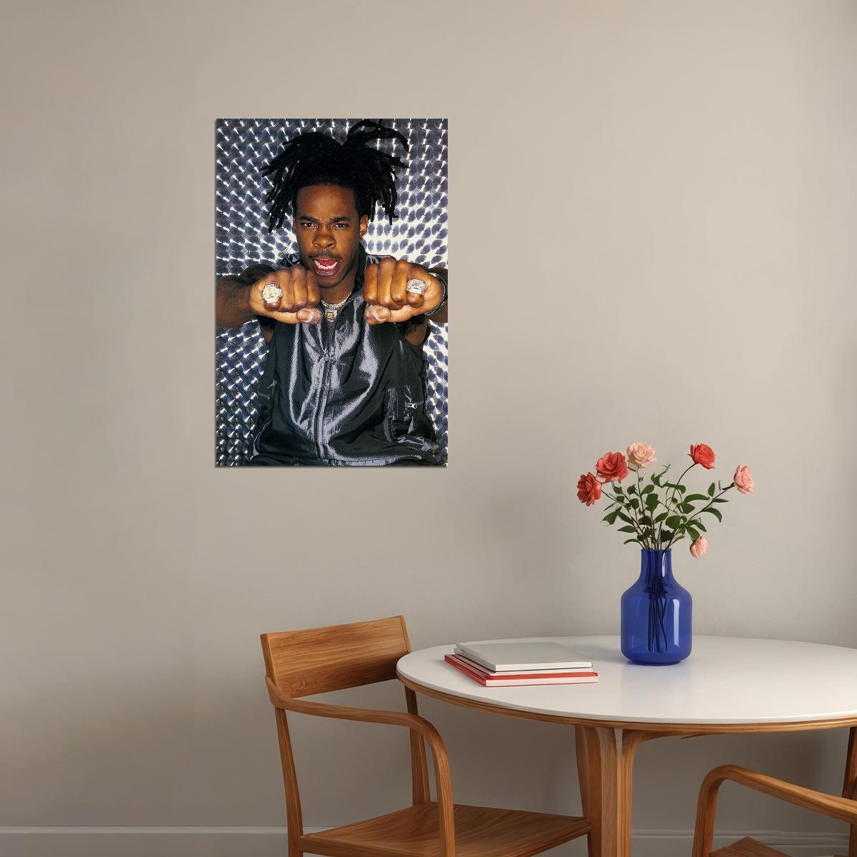 Busta Rhymes Singer Hip Hop Music Rapper Poster Wall Art Print Home Wall Decor - xonomax
