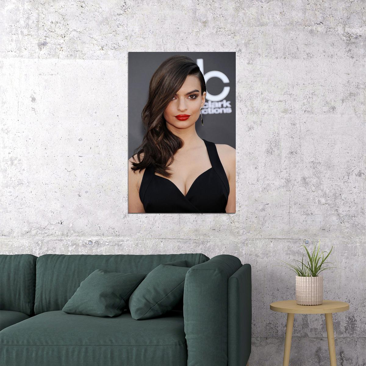 Emily Ratajkowski Movie Actress Hot Model Poster Wall Art Print Home Wall Decor - xonomax