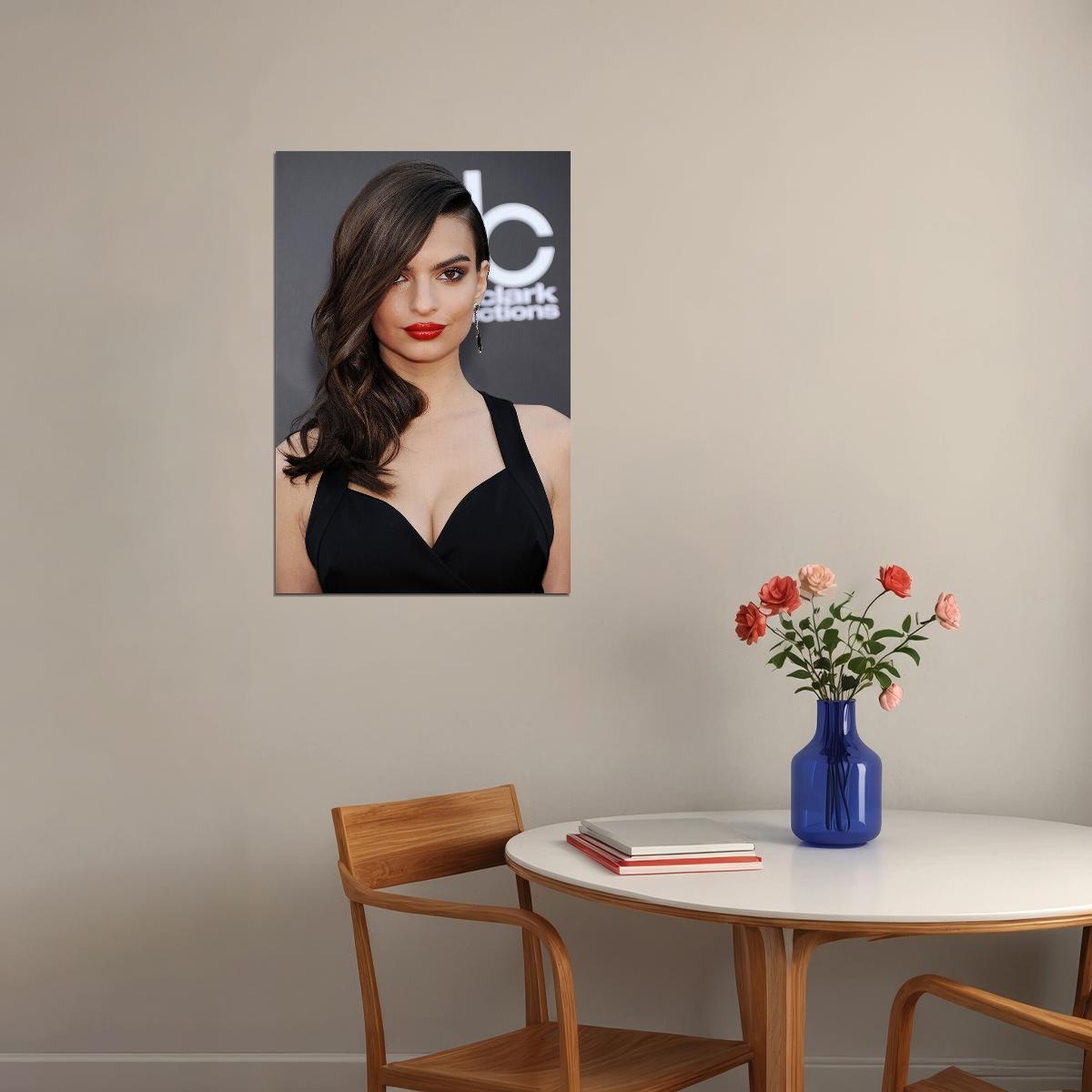 Emily Ratajkowski Movie Actress Hot Model Poster Wall Art Print Home Wall Decor - xonomax