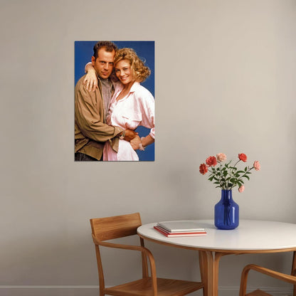 Bruce Willis Cybill Shepherd Show 80s 90s Actor Dec Poster Wall Art Print Home Wall Decor - xonomax