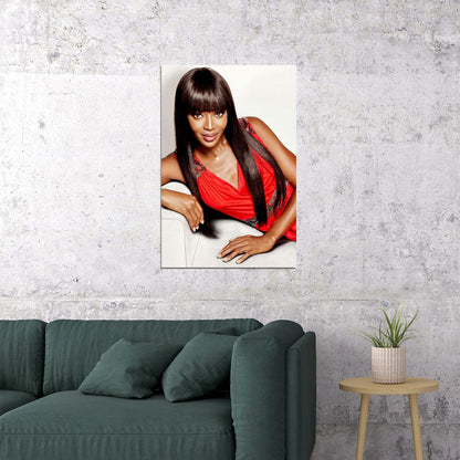 Naomi Campbell British Model Actor Actress Poster Wall Art Print Home Wall Decor - xonomax