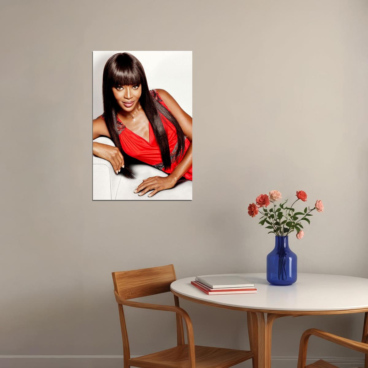Naomi Campbell British Model Actor Actress Poster Wall Art Print Home Wall Decor - xonomax
