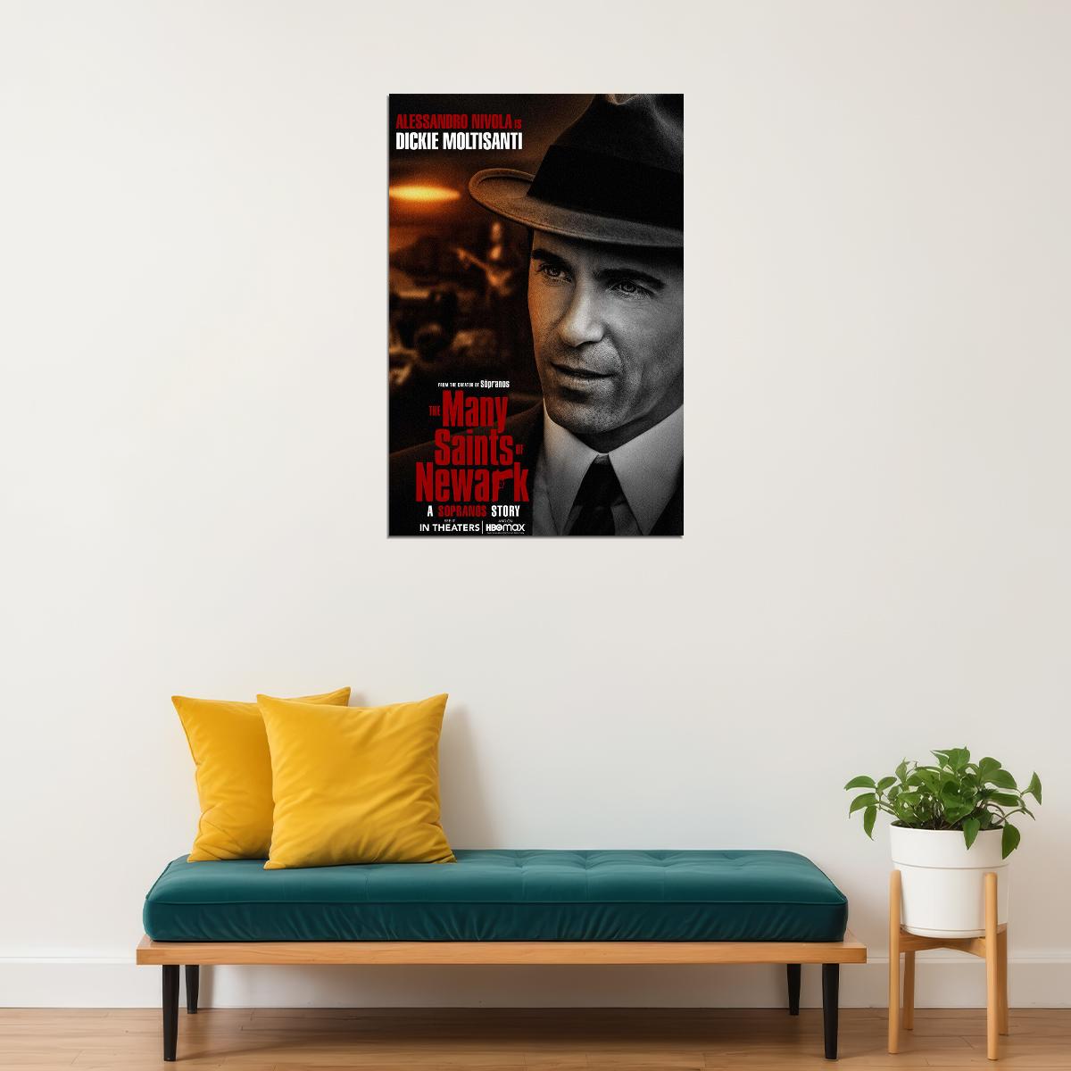 The Many Saints Of Newark Full Character Movie Drama Poster Wall Art Print Home Wall Decor - xonomax