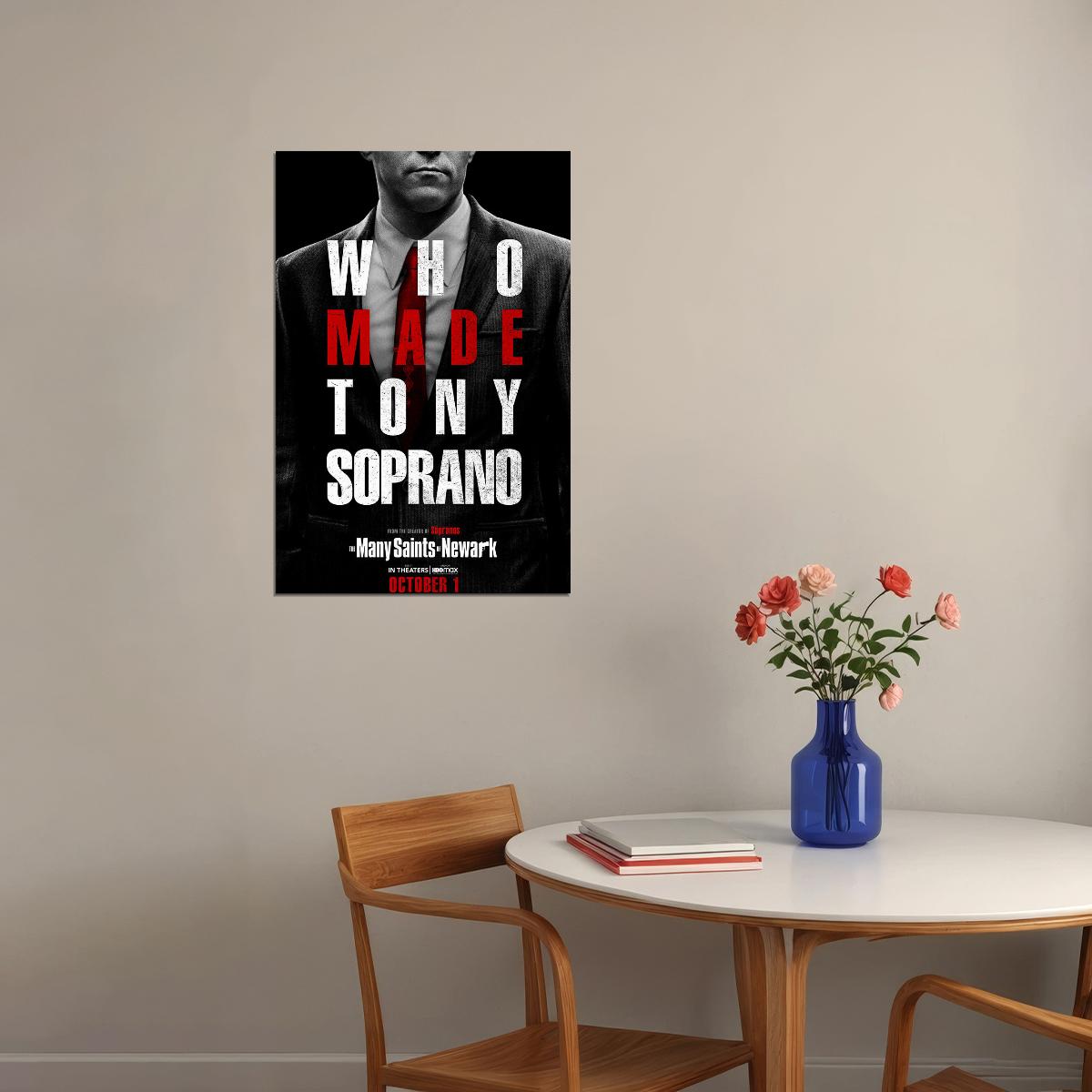 The Many Saints Of Newark Full Character Movie Crime Poster Wall Art Print Home Wall Decor - xonomax