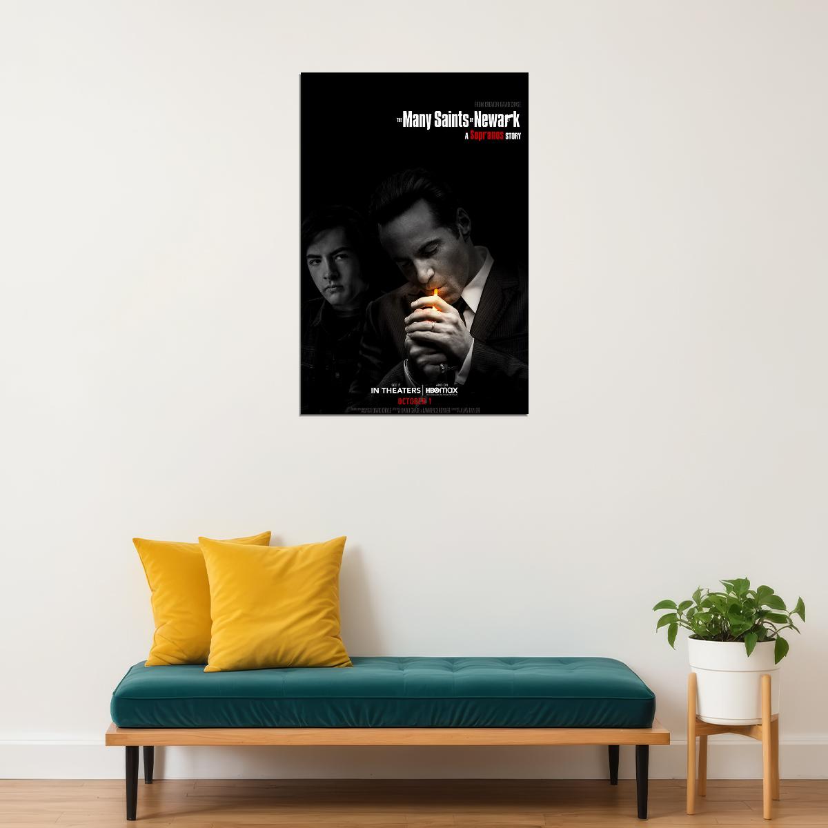 The Many Saints Of Newark Full Character Movie Poster Wall Art Print Home Wall Decor - xonomax