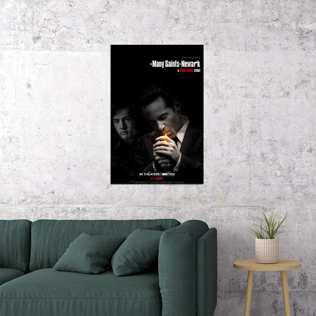 The Many Saints Of Newark Full Character Movie Poster Wall Art Print Home Wall Decor - xonomax