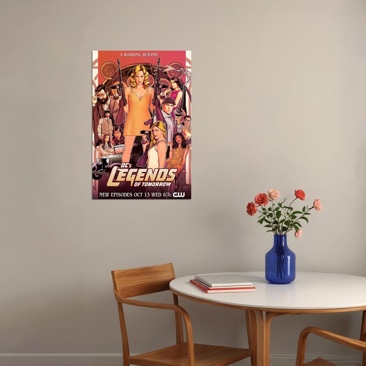 Legends Of Tomorrow Movie Drama Heroes Adventure Poster Wall Art Print Home Wall Decor - xonomax