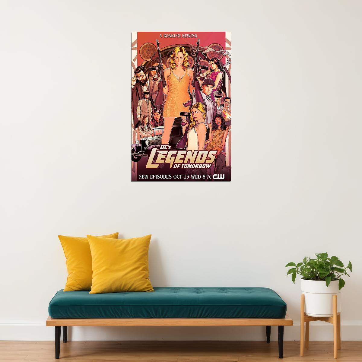 Legends Of Tomorrow Movie Drama Heroes Adventure Poster Wall Art Print Home Wall Decor - xonomax
