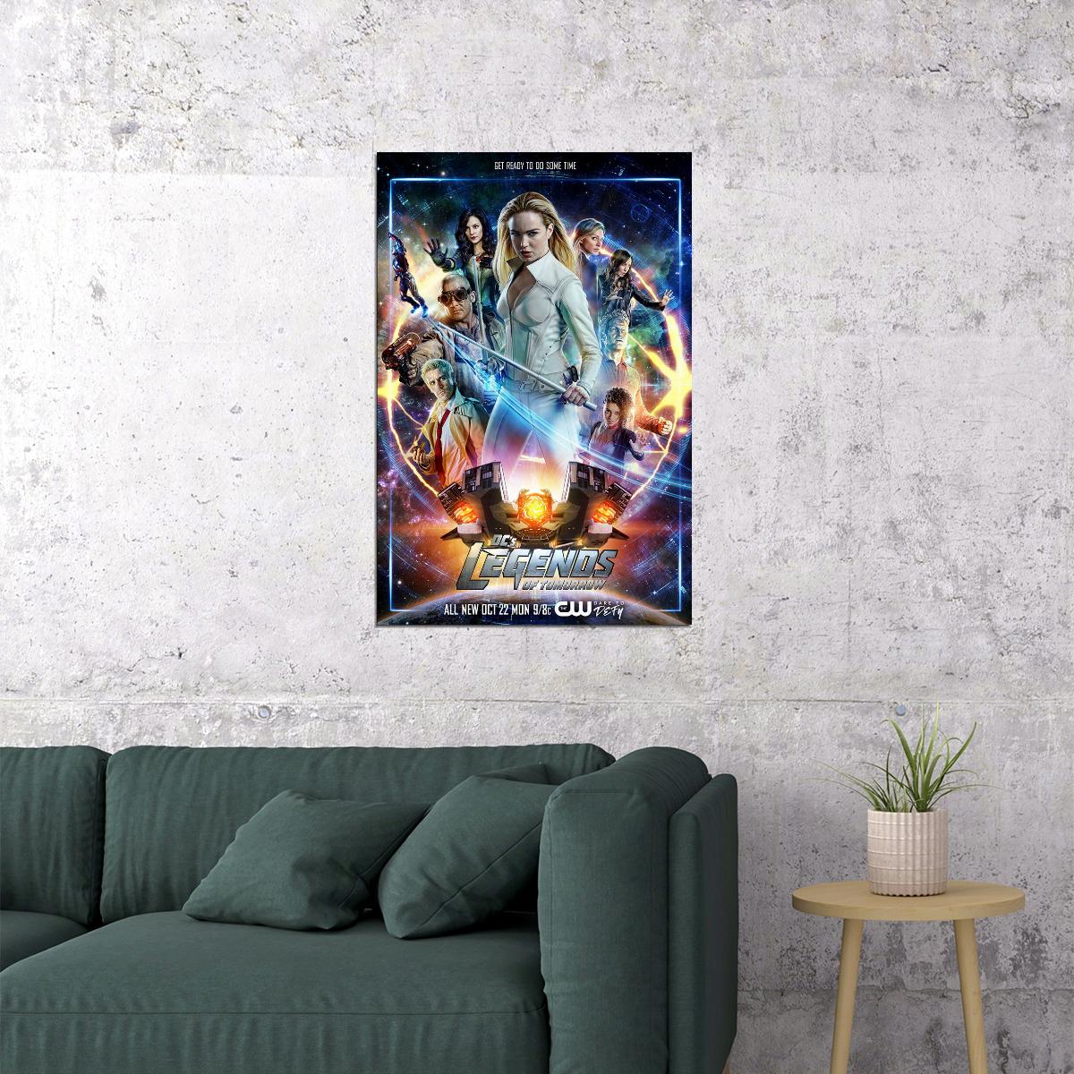 Legends Of Tomorrow Movie Heroes Adventure Action Poster Wall Art Print Home Wall Decor - xonomax