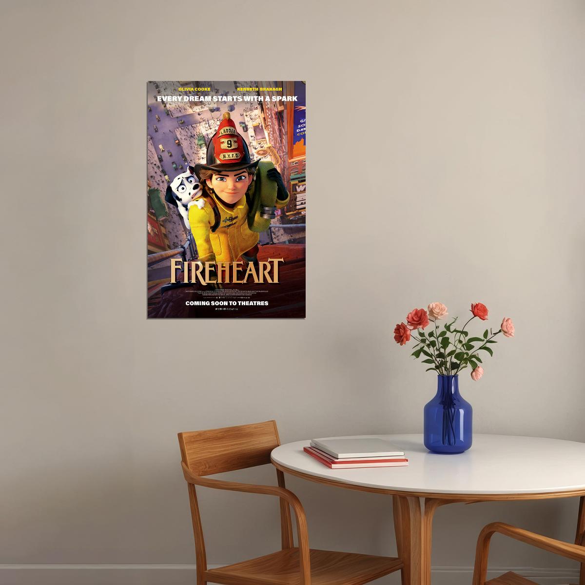 Fireheart Movie Animation Action Comedy Poster Wall Art Print Home Wall Decor - xonomax