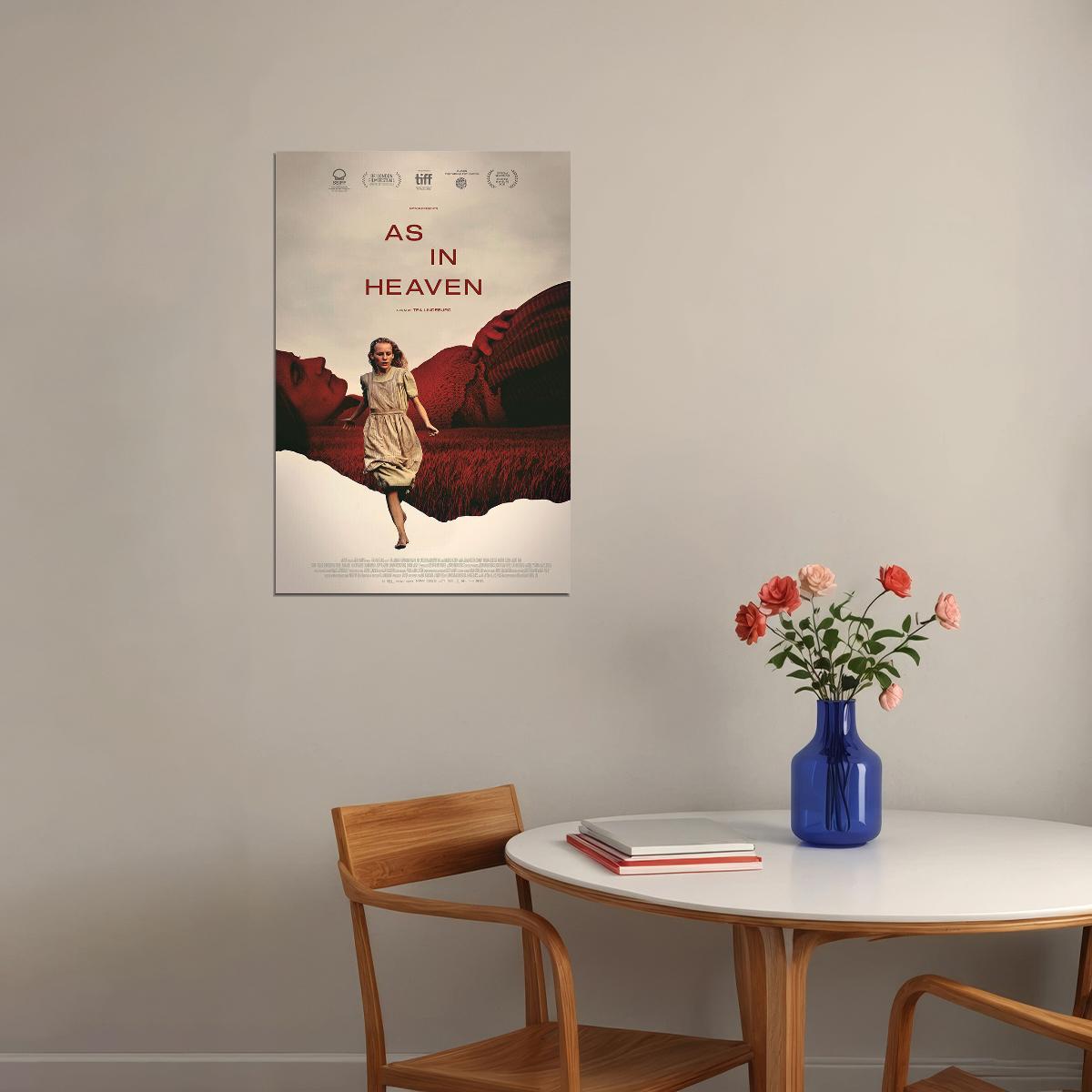 As In Heaven Movie Drama Action Poster Wall Art Print Home Wall Decor - xonomax