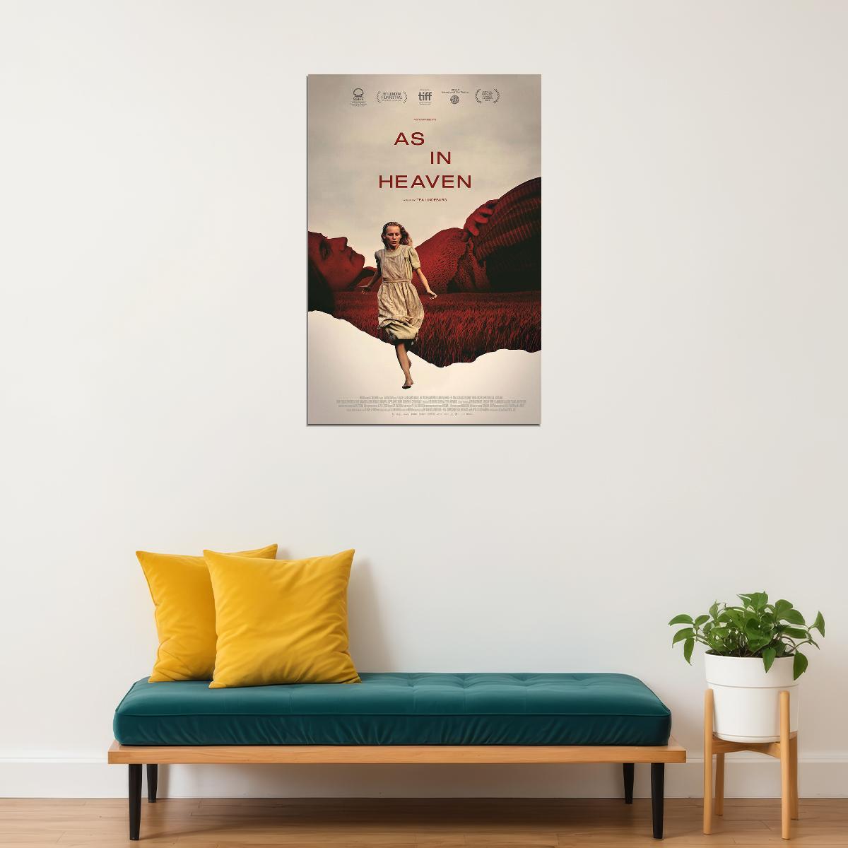 As In Heaven Movie Drama Action Poster Wall Art Print Home Wall Decor - xonomax