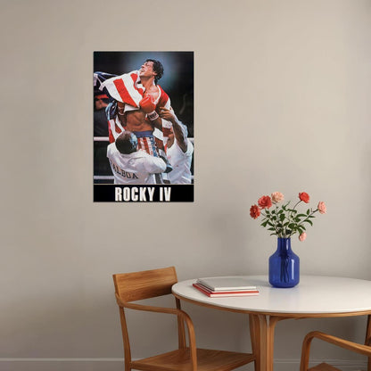 Rocky 4 Movie Drama Sport Adventure Poster Wall Art Print Home Wall Decor - xonomax