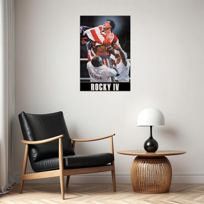 Rocky 4 Movie Drama Sport Adventure Poster Wall Art Print Home Wall Decor - xonomax