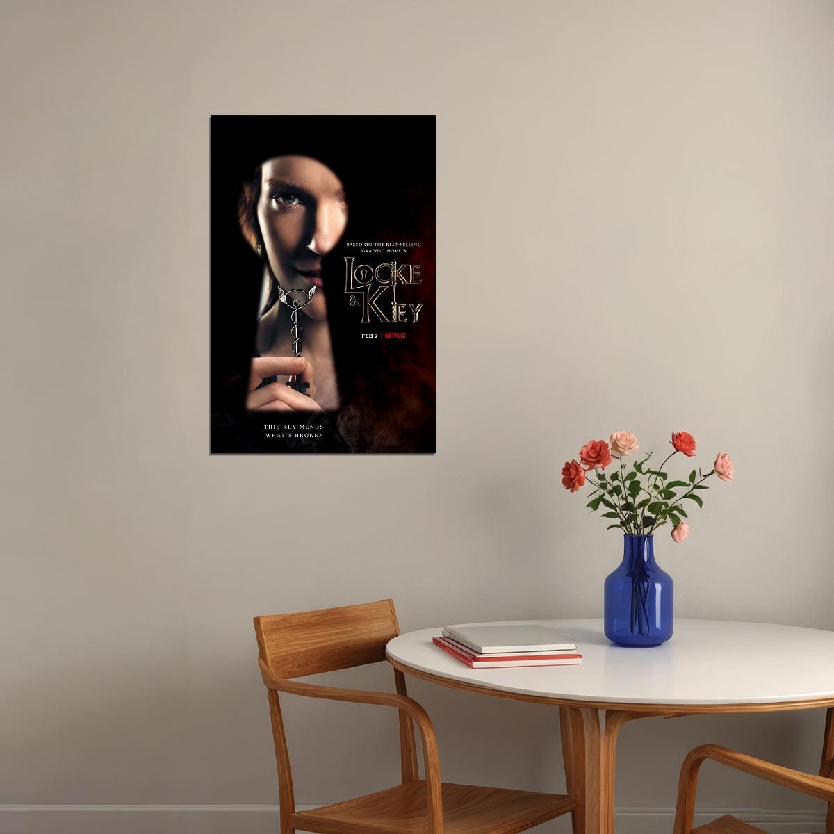 Locke And Key Movie Horror Fantasy Drama Poster Wall Art Print Home Wall Decor - xonomax