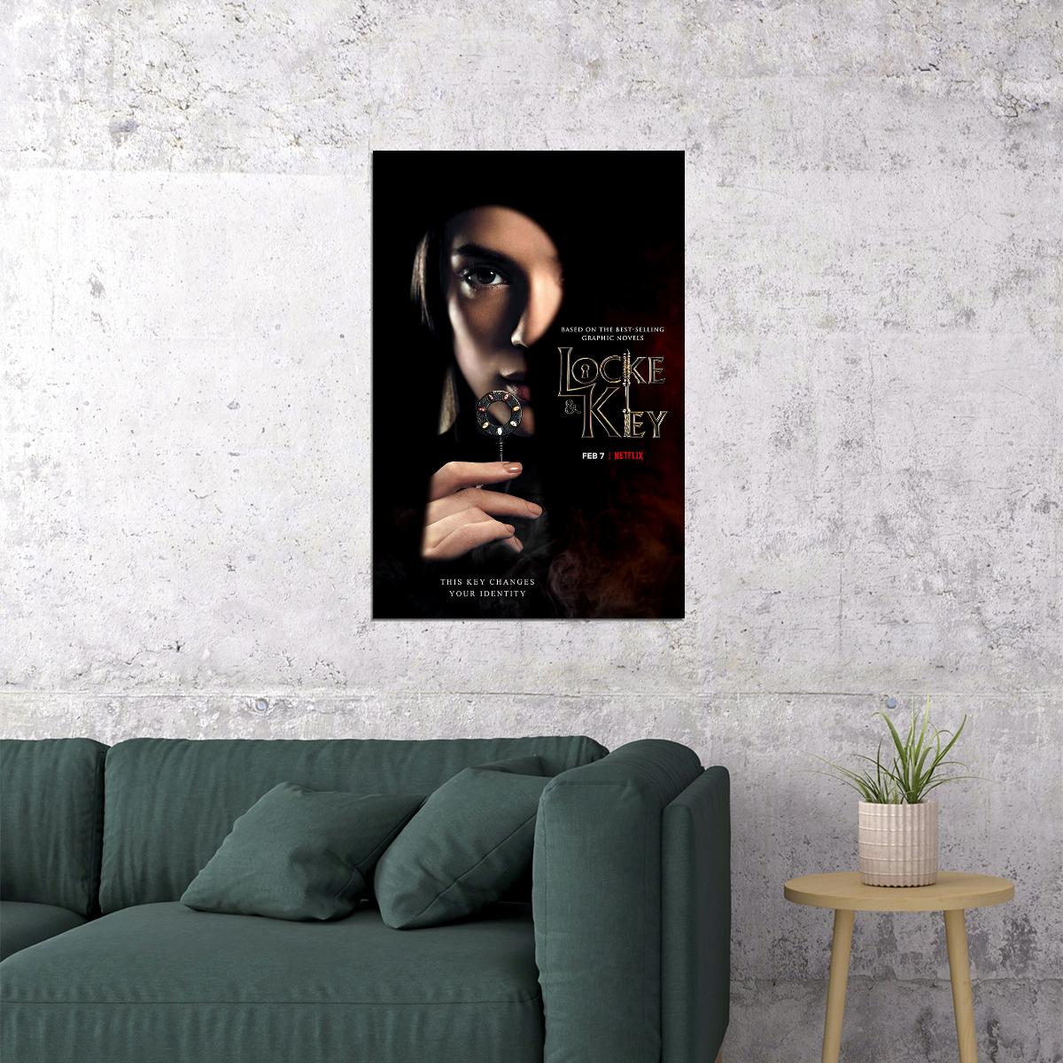 Locke And Key Movie Horror Drama Fantasy Poster Wall Art Print Home Wall Decor - xonomax