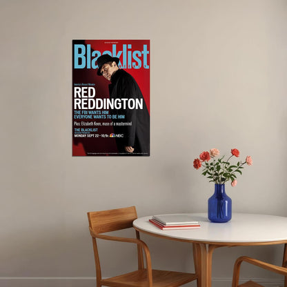 The Blacklist Movie Crime Mystery Drama Poster Wall Art Print Home Wall Decor - xonomax