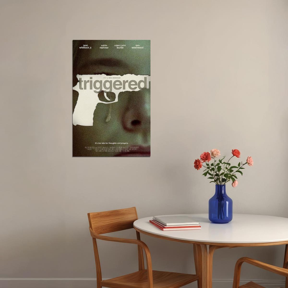 Triggered Movie Drama Action Tears Poster Wall Art Print Home Wall Decor - xonomax