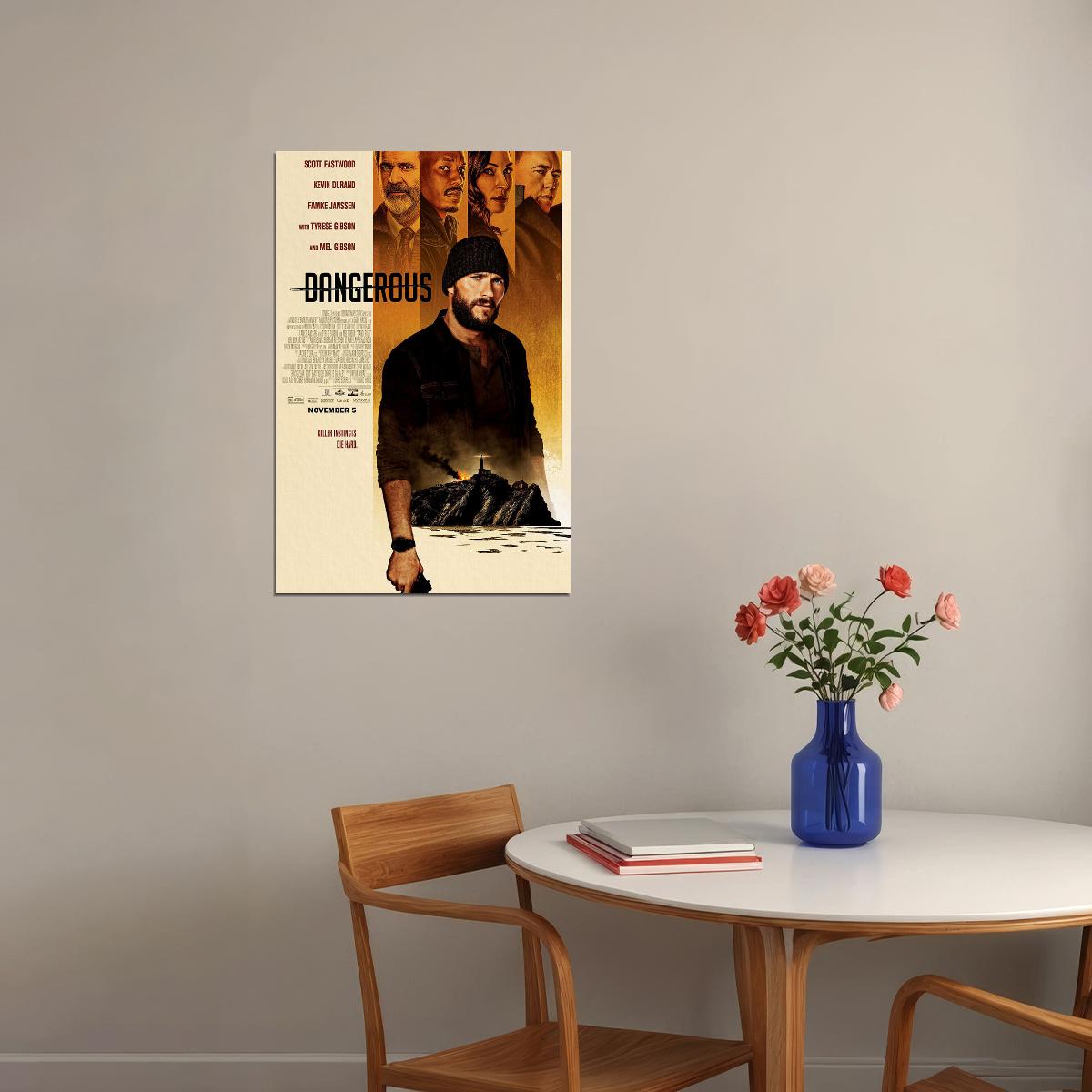 Dangerous Movie Action Thriller Mystery Poster Wall Art Print Home Wall Decor - xonomax