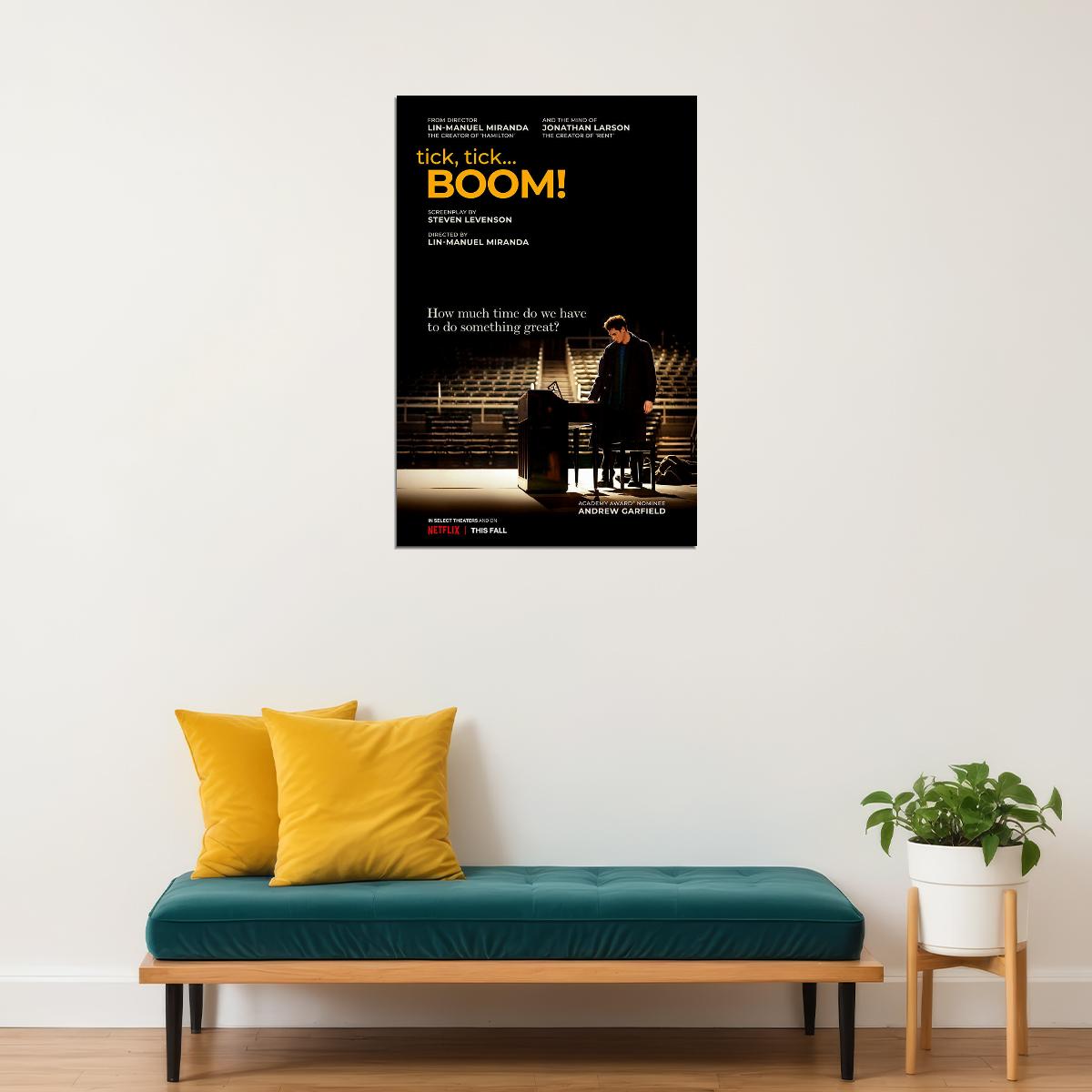 Tick Tick... Boom Movie Biography Drama Musical Poster Wall Art Print Home Wall Decor - xonomax