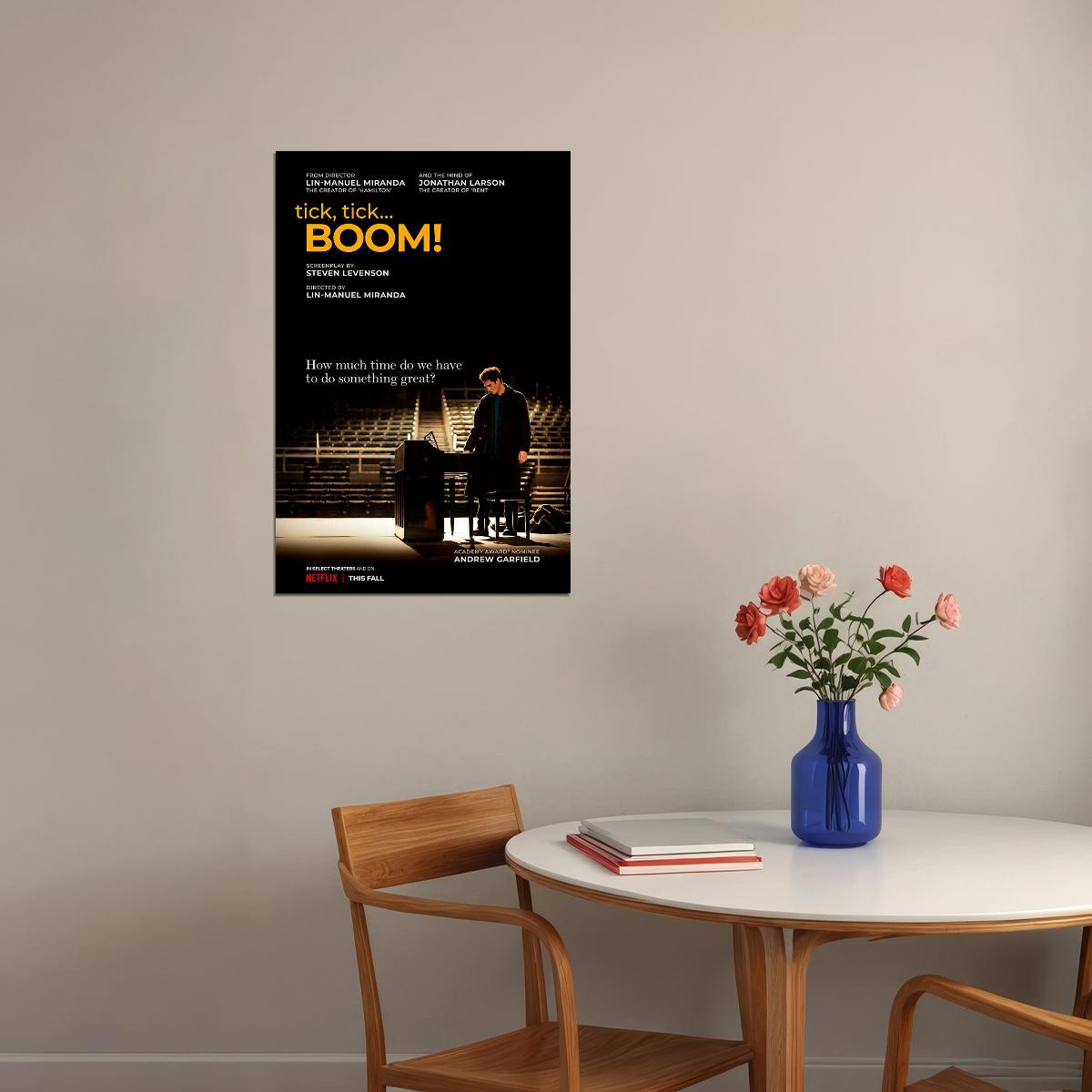 Tick Tick... Boom Movie Biography Drama Musical Poster Wall Art Print Home Wall Decor - xonomax