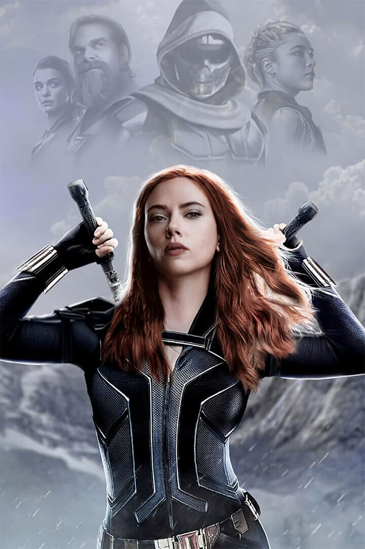 Black Widow Movie Excitement Action Poster Wall Art Print Home Wall Decor - xonomax