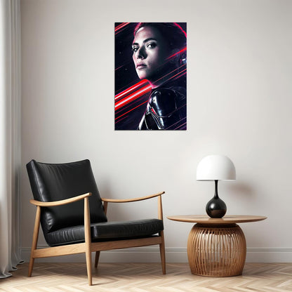 Black Widow Movie Action Adventure Excitement Poster Wall Art Print Home Wall Decor - xonomax