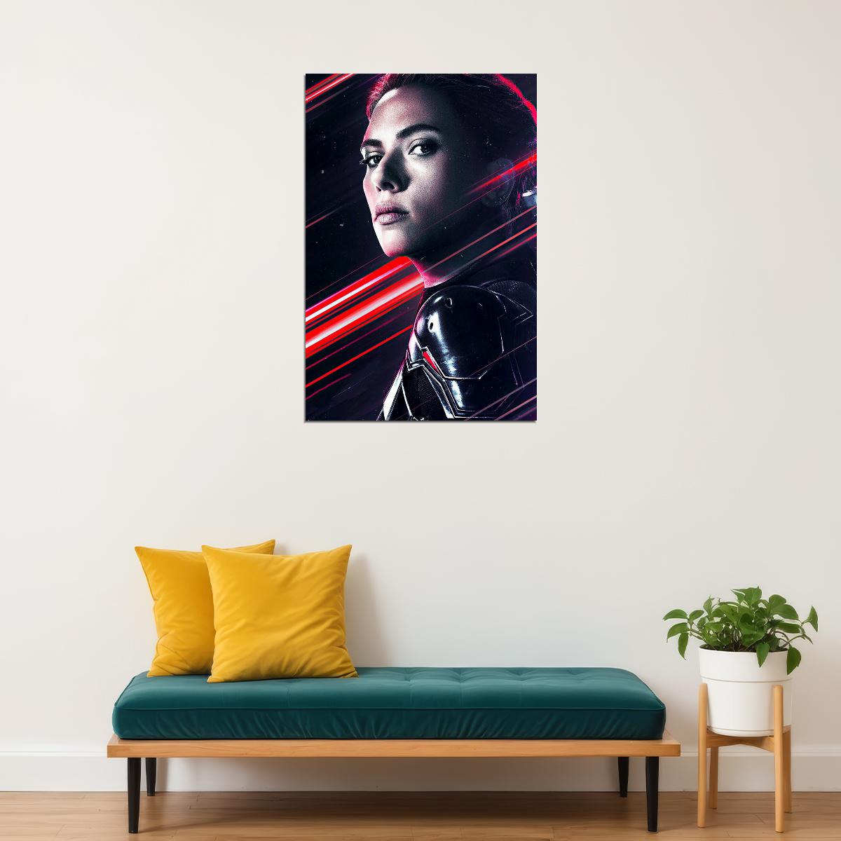 Black Widow Movie Action Adventure Excitement Poster Wall Art Print Home Wall Decor - xonomax