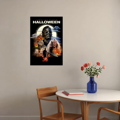 Halloween Kills Movie Thriller Horror Action Poster Wall Art Print Home Wall Decor - xonomax