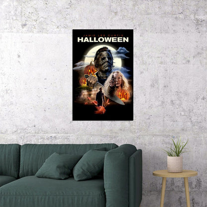 Halloween Kills Movie Thriller Horror Action Poster Wall Art Print Home Wall Decor - xonomax