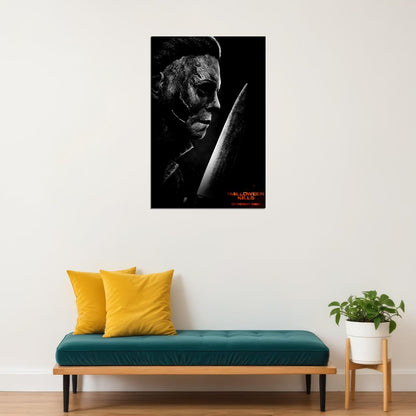 Halloween Kills Movie Action Thriller Horror Poster Wall Art Print Home Wall Decor - xonomax