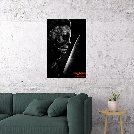Halloween Kills Movie Action Thriller Horror Poster Wall Art Print Home Wall Decor - xonomax
