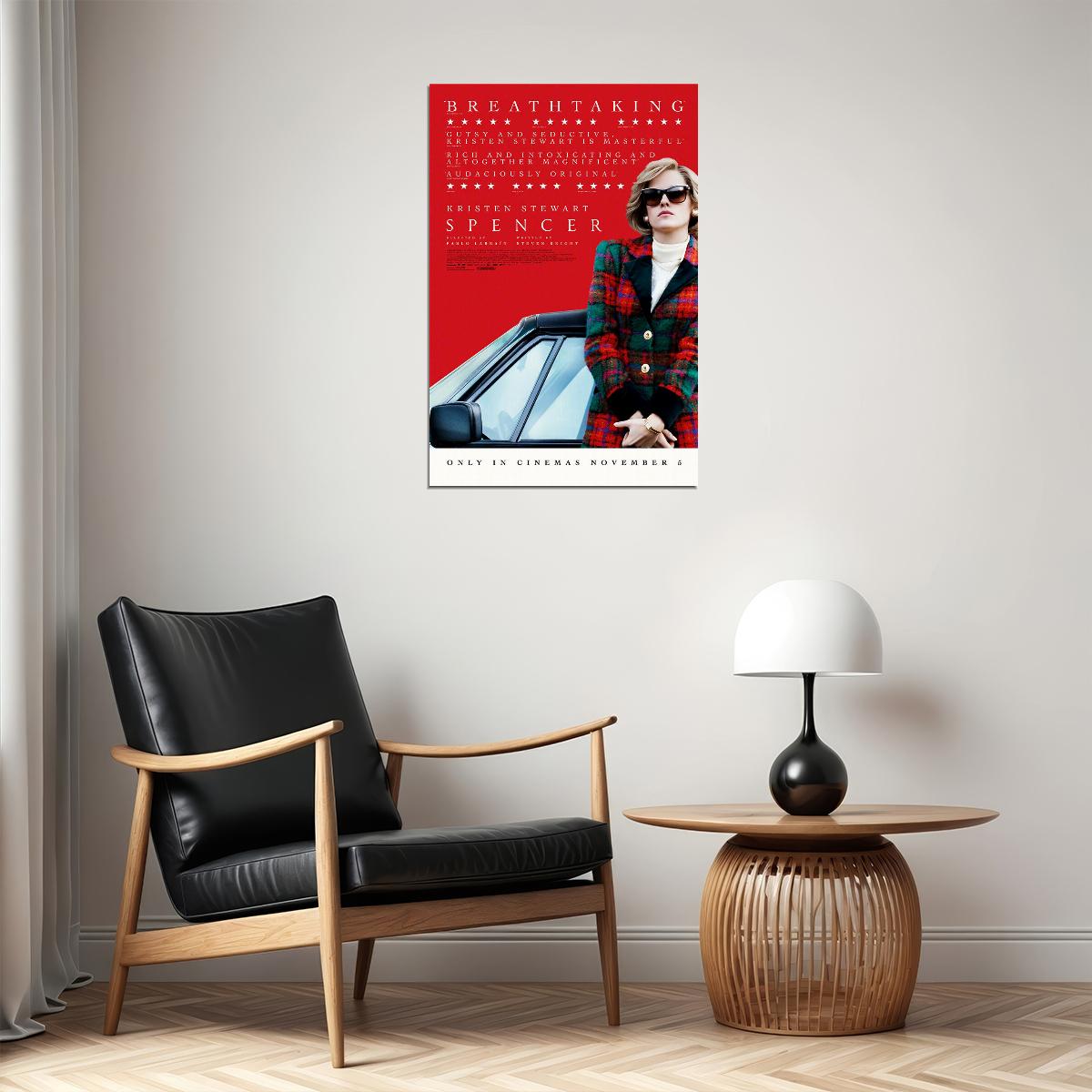 Spencer Movie Drama Biography Family Poster Wall Art Print Home Wall Decor - xonomax