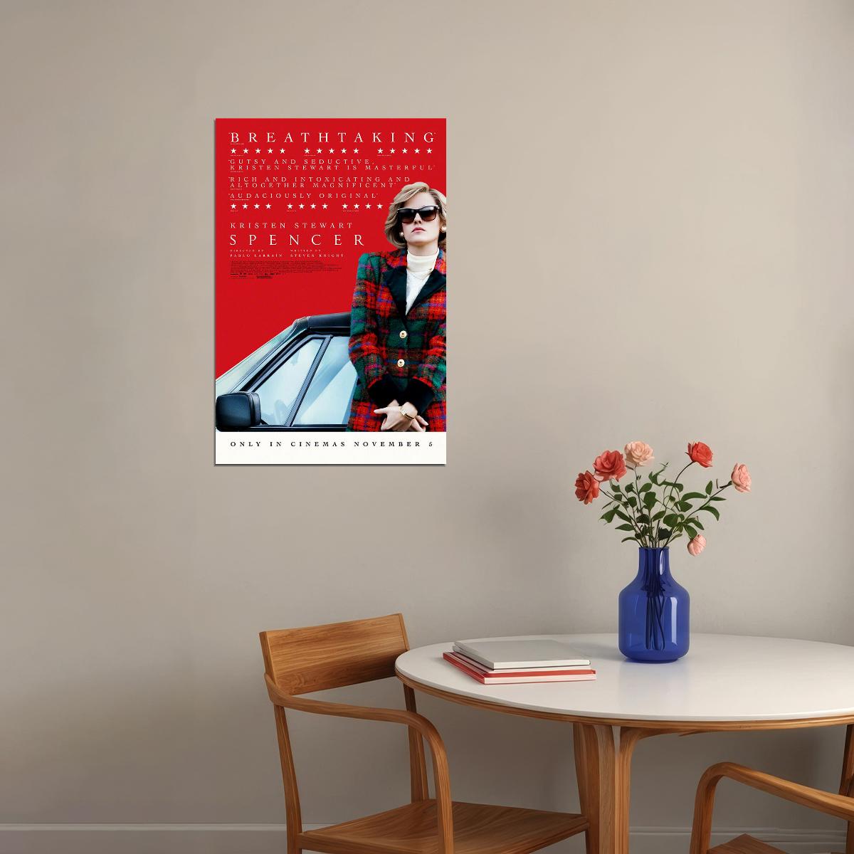 Spencer Movie Drama Biography Family Poster Wall Art Print Home Wall Decor - xonomax