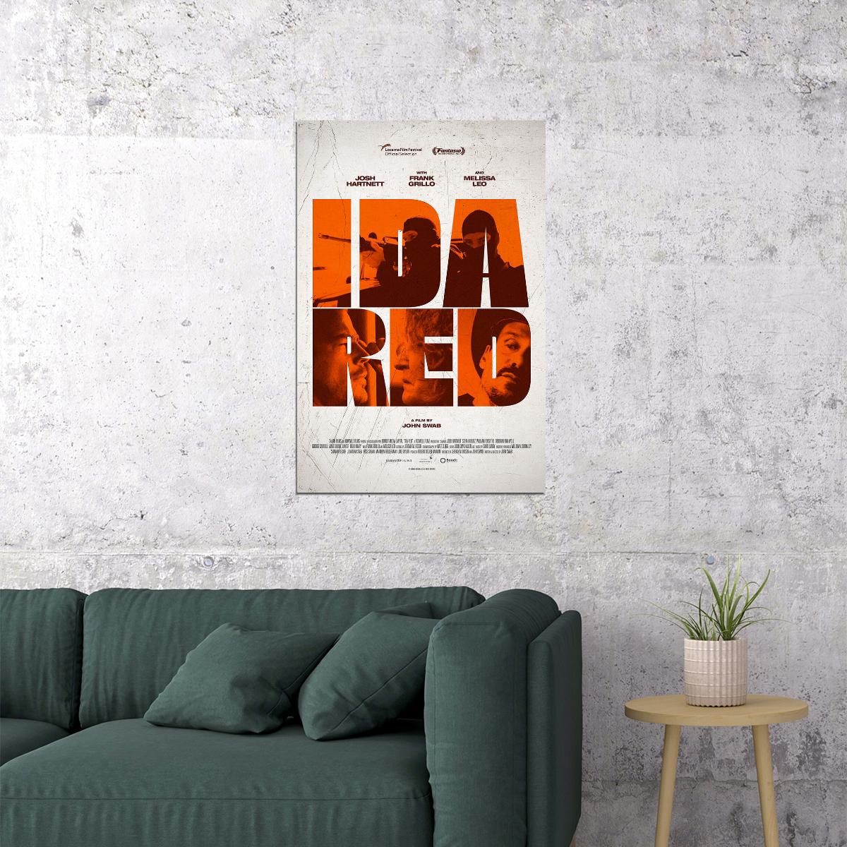 Ida Red Movie Action Thriller Excitement Poster Wall Art Print Home Wall Decor - xonomax