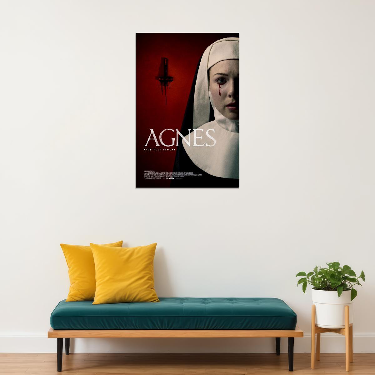 Agnes Movie Drama Horror Action Thriller Poster Wall Art Print Home Wall Decor - xonomax