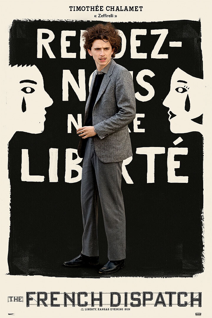 The French Dispatch Movie Comedy Drama Romantic Poster Wall Art Print Home Wall Decor - xonomax