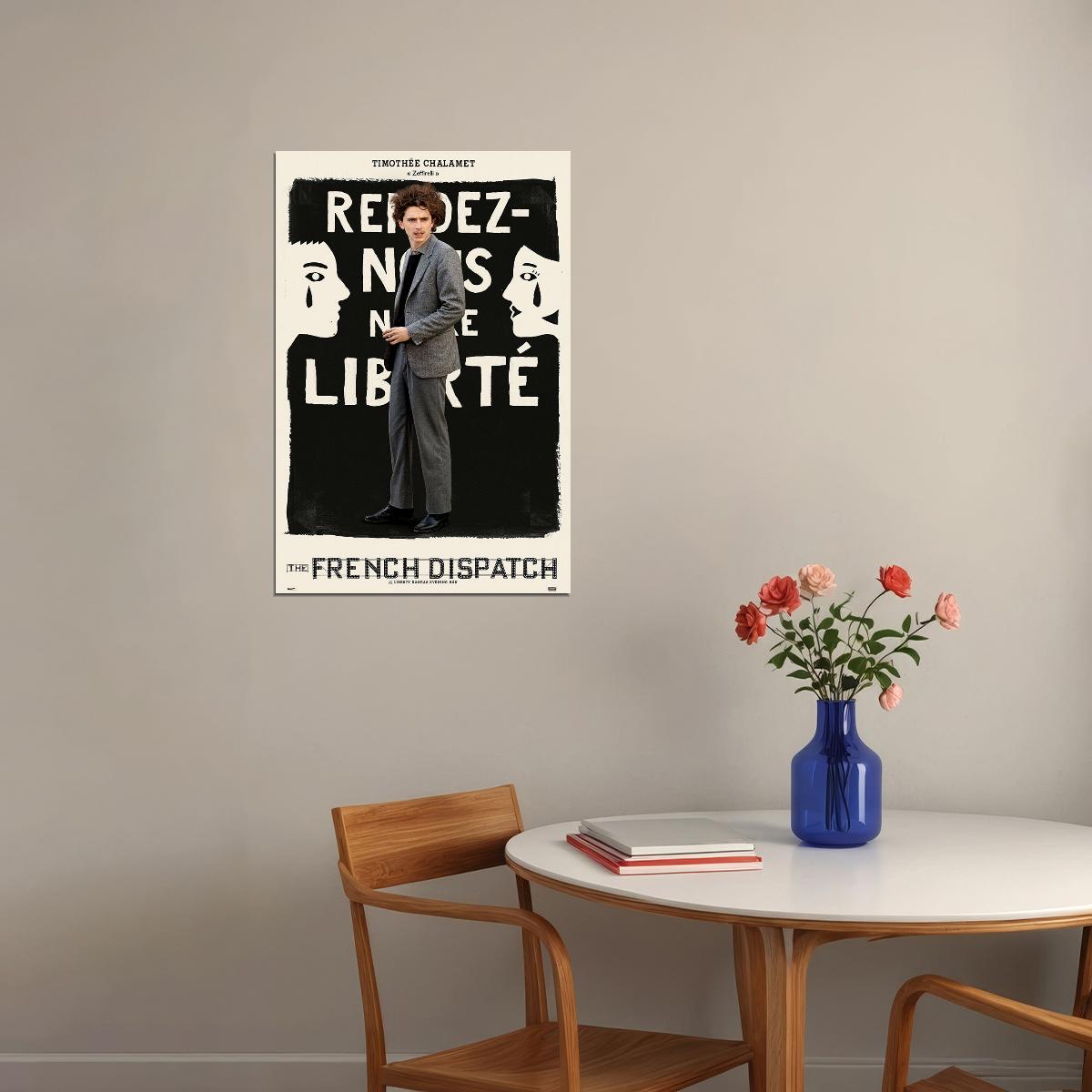 The French Dispatch Movie Comedy Drama Romantic Poster Wall Art Print Home Wall Decor - xonomax