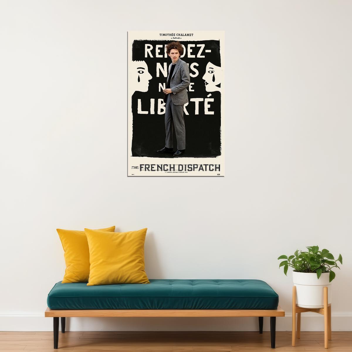 The French Dispatch Movie Comedy Drama Romantic Poster Wall Art Print Home Wall Decor - xonomax