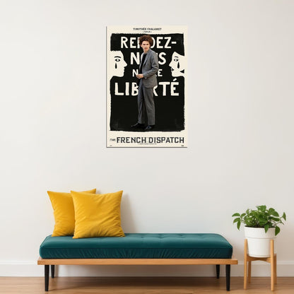The French Dispatch Movie Comedy Drama Romantic Poster Wall Art Print Home Wall Decor - xonomax
