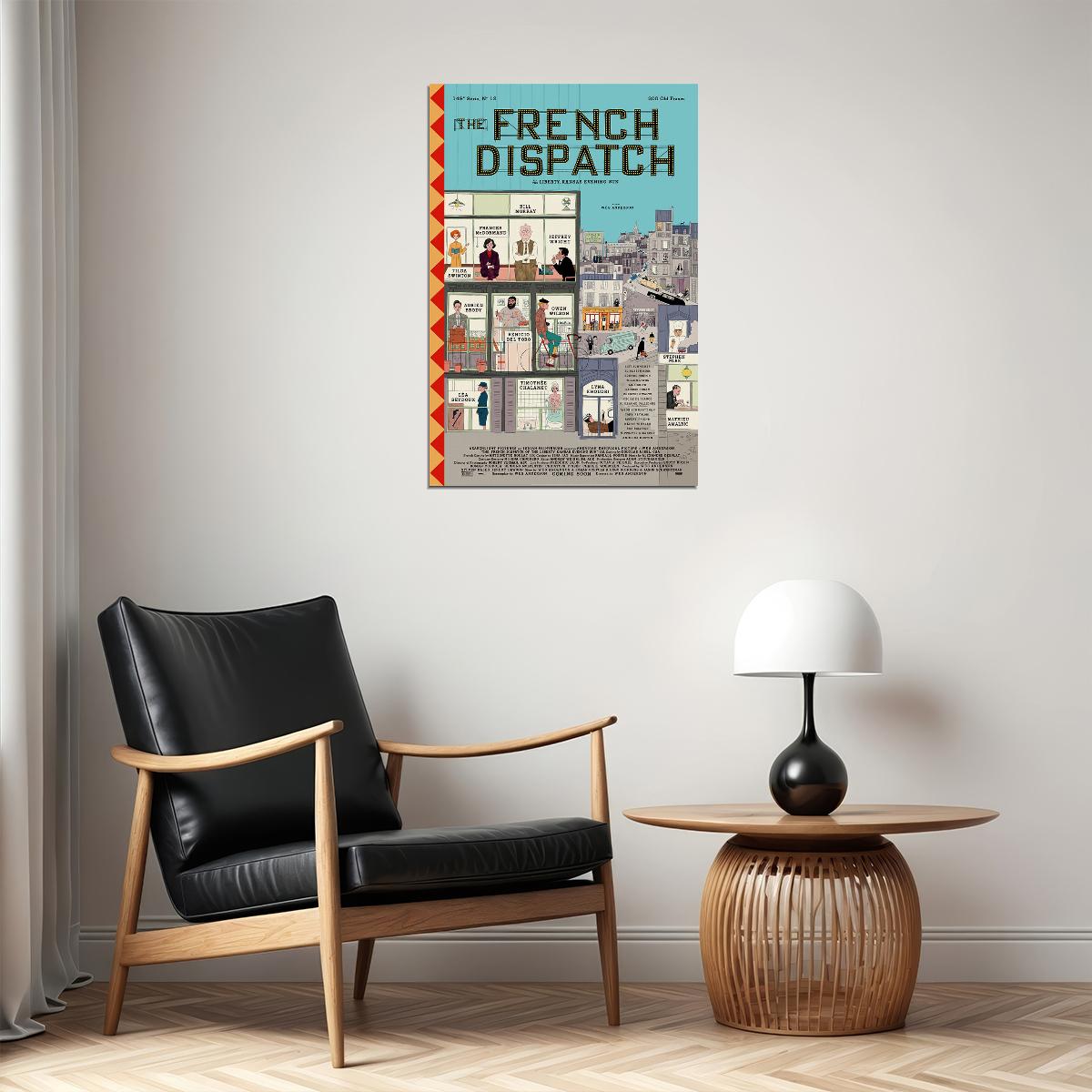 The French Dispatch Movie Romantic Comedy Drama Poster Wall Art Print Home Wall Decor - xonomax