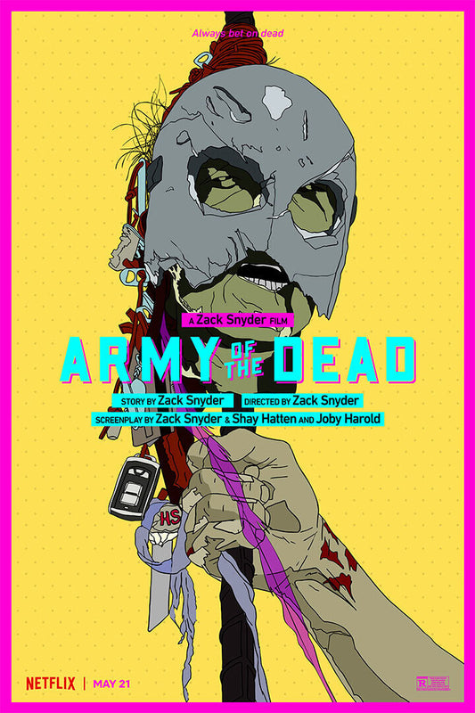 Army Of The Dead Full Character Movie Excitement Poster Wall Art Print Home Wall Decor - xonomax