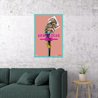 Army Of The Dead Full Character Movie Horror Poster Wall Art Print Home Wall Decor - xonomax