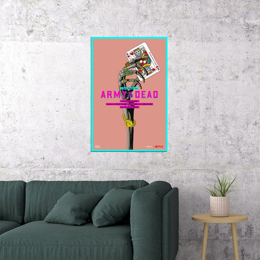 Army Of The Dead Full Character Movie Horror Poster Wall Art Print Home Wall Decor - xonomax