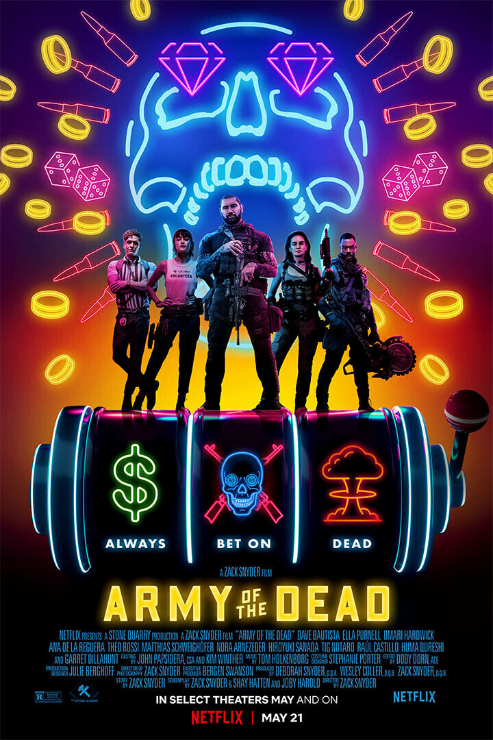 Army Of The Dead Full Character Movie Action Poster Wall Art Print Home Wall Decor - xonomax